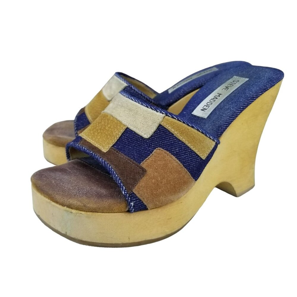 Bratz Vintage Steve Madden Patch Work Platform We… - image 8